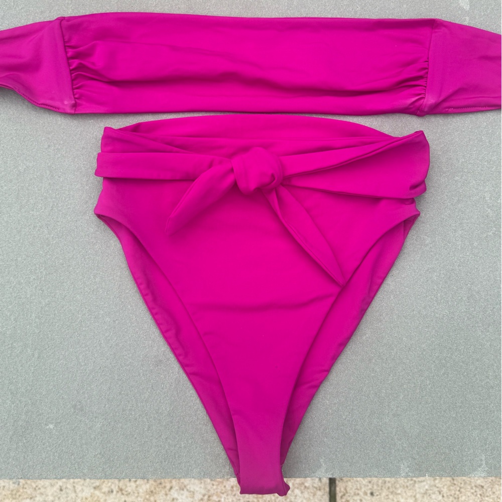MARA HOFFMAN Abigail Bandeau Bikini Top - XS